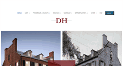 Desktop Screenshot of davenporthousemuseum.org